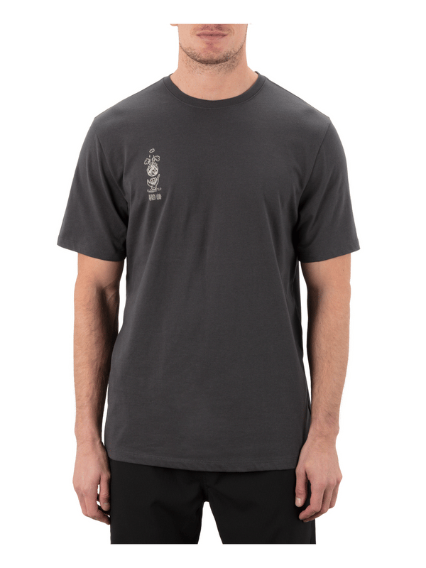 hurley H2O Dri Storm Chasing Short Sleeve Dark Stone Grey