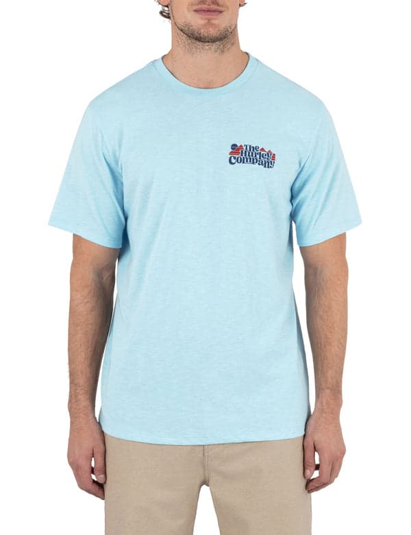hurley 90's Slub Short Sleeve BLUE DREAM