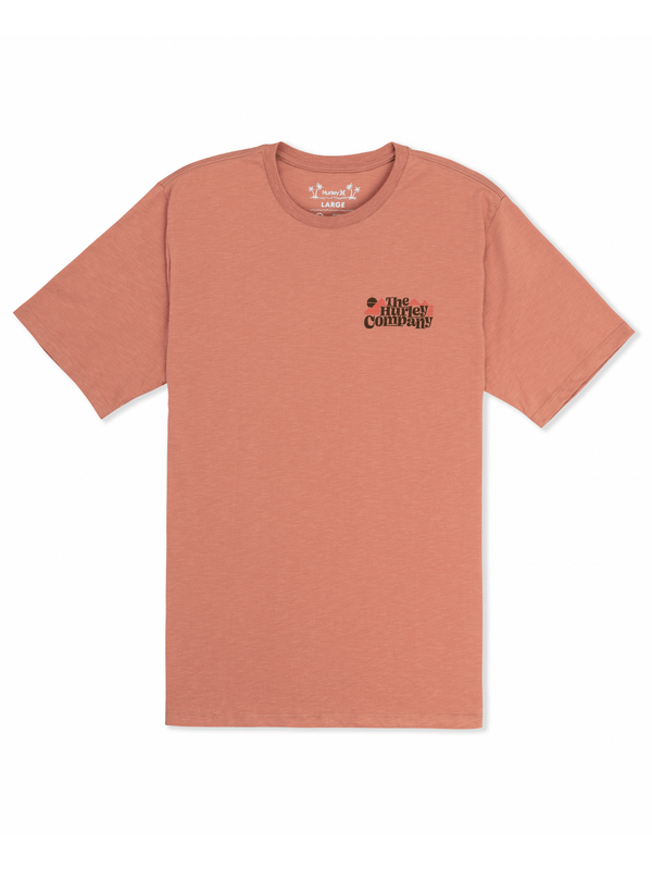 Hurley 90's Slub Short Sleeve MARTIAN RUST