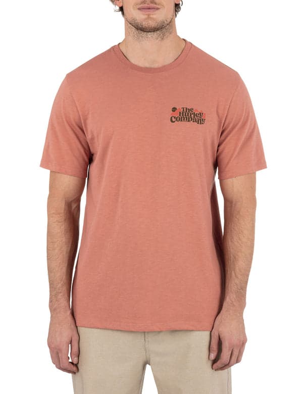 hurley 90's Slub Short Sleeve MARTIAN RUST