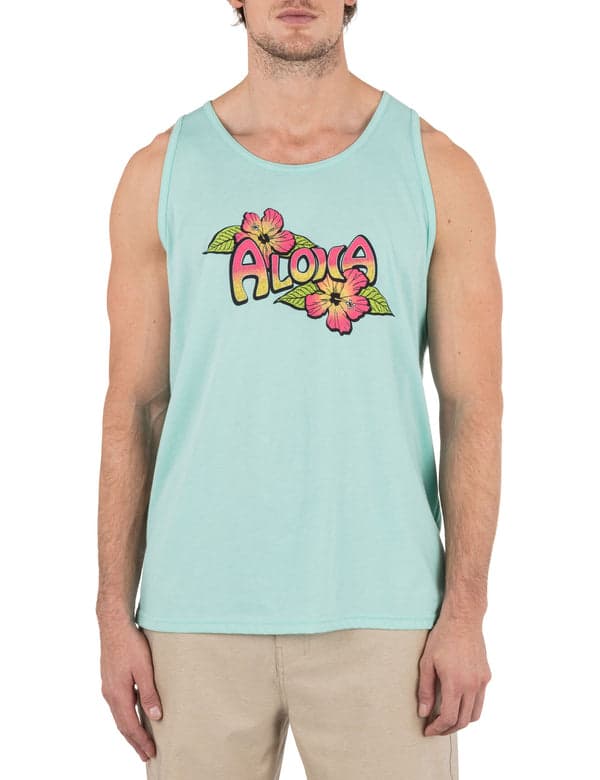 hurley Aloha Tank TROPICAL MIST HEATHER
