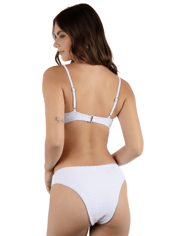 Hurley Amphora Bralette Bikini Top White