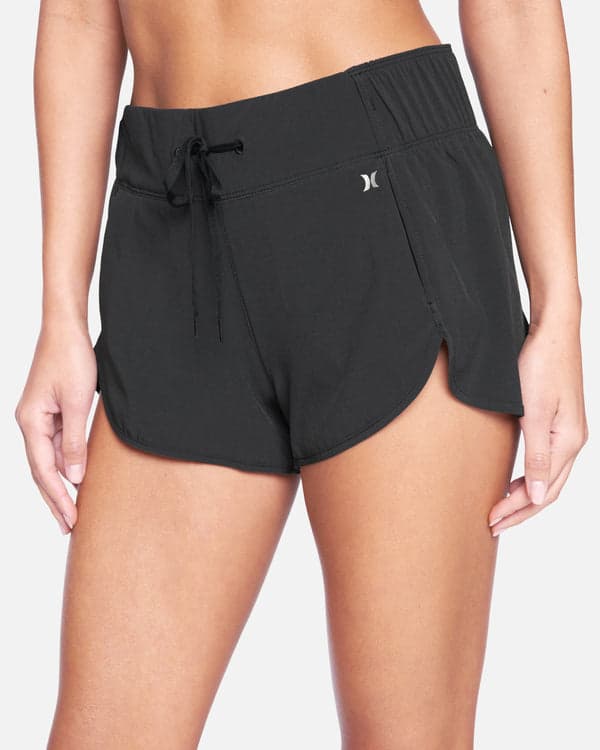 Hurley Aquas Solid 2.5" Boardshorts Black