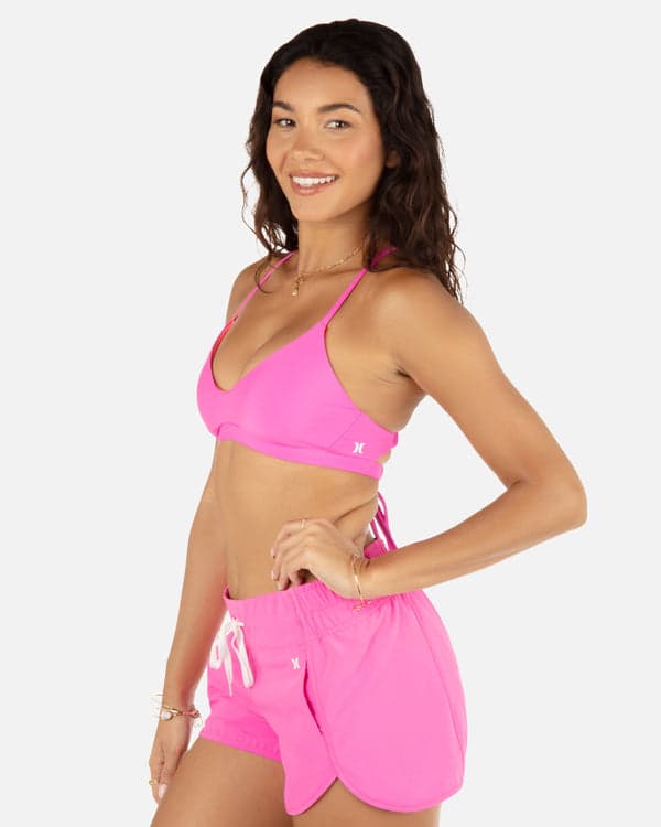 Hurley Aquas Solid Boardshort 2.5" Disco Pink