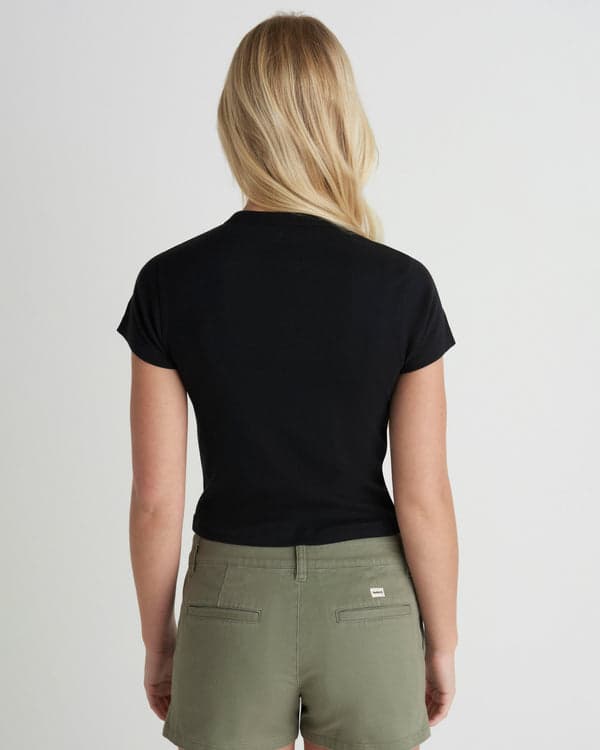 Hurley Ashbury Baby Tee Black