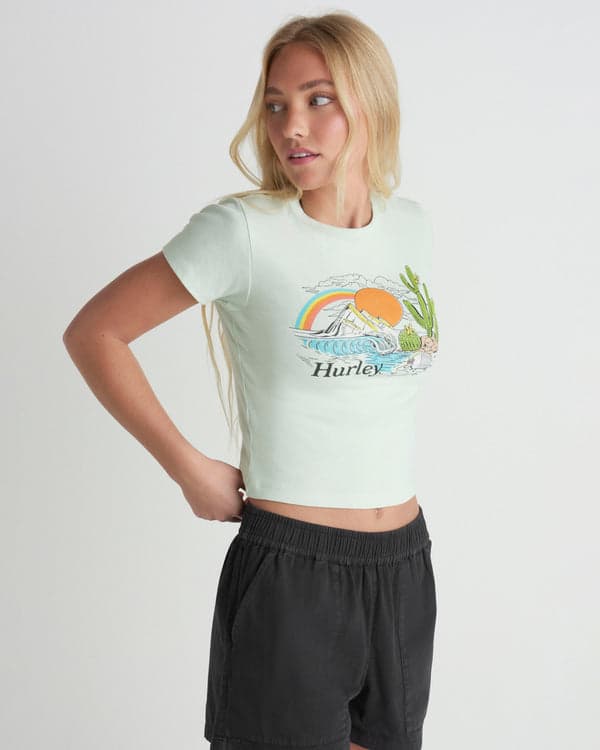 Hurley Badlands Baby Tee Spray