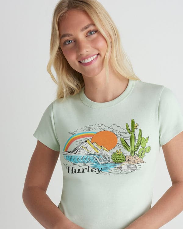 Hurley Badlands Baby Tee Spray