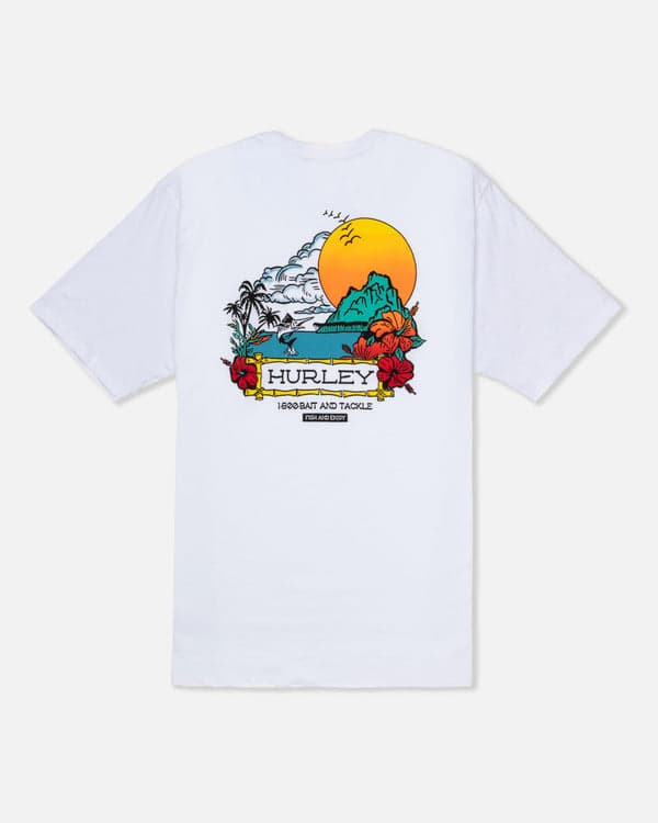 Hurley Bait Short Sleeve White