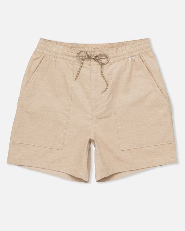hurley Baja Cord Volley Walkshort 17" Hazelnut