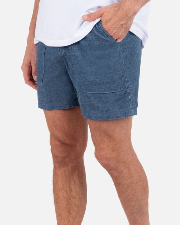 Hurley Baja Cord Volley Walkshort 17" Submarine