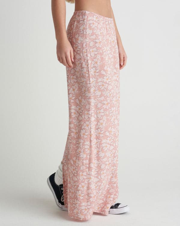 Hurley Beachcomber Maxi Skirt Rose Tan