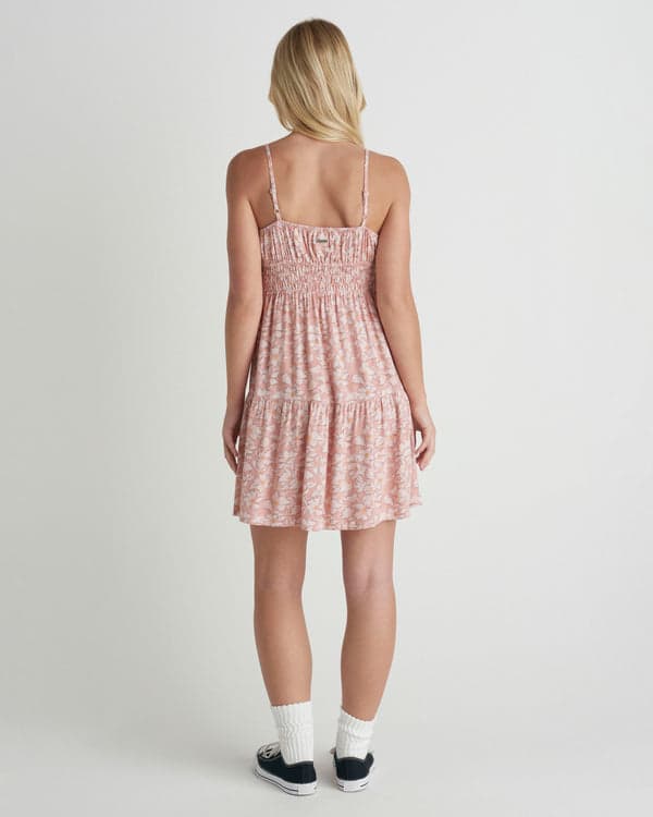Hurley Beachcomber Mini Dress Rose Tan