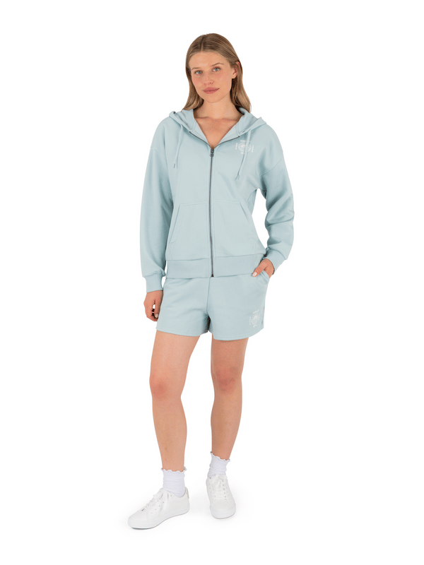 Hurley Bliss Crop Zip Hoodie STARLIGHT BLUE