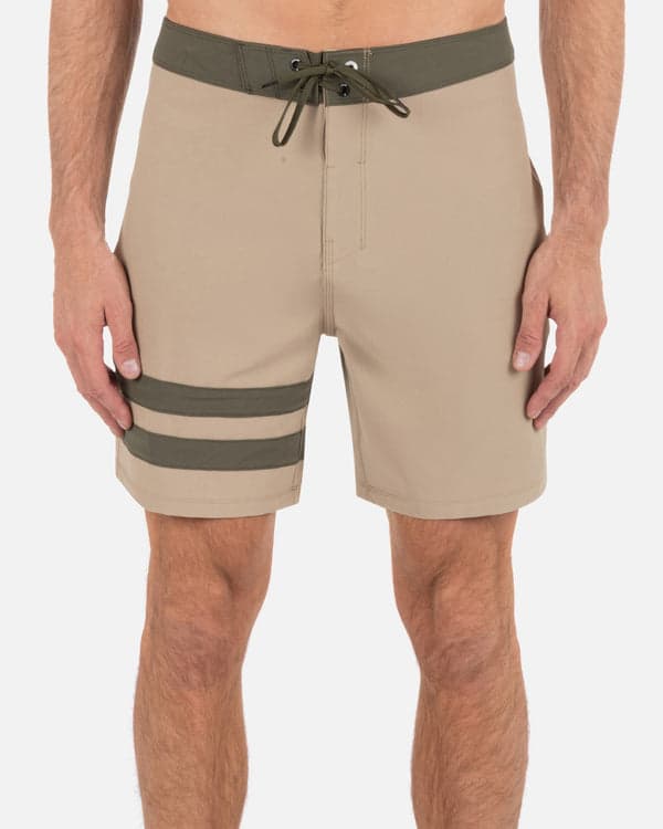 Hurley Block Party Boardshort 18" Khaki