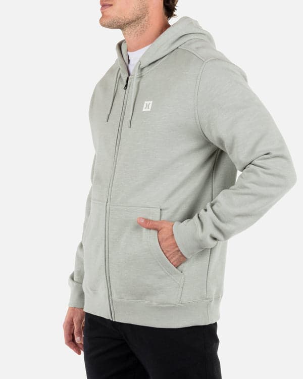 Hurley Box Slub Zip SANDSTORM