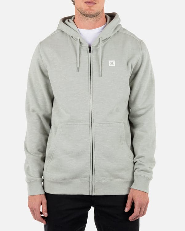hurley Box Slub Zip SANDSTORM