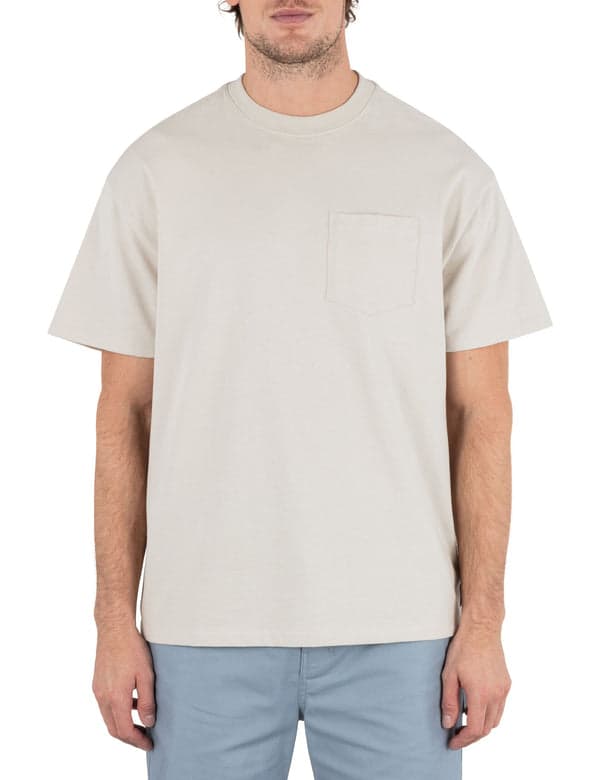 hurley Built Pocket Short Sleeve Fog Grey