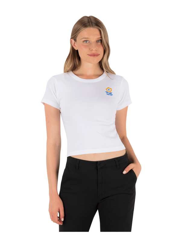 Hurley Burgeon Baby Tee WHITE