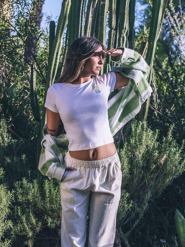 hurley Burgeon Baby Tee WHITE