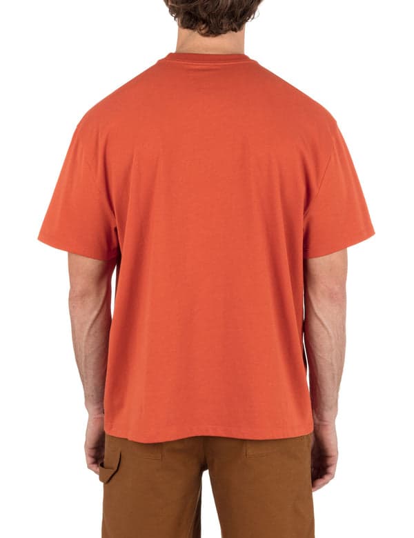 Hurley Burnt Short Sleeve RUSTY CRIMSON