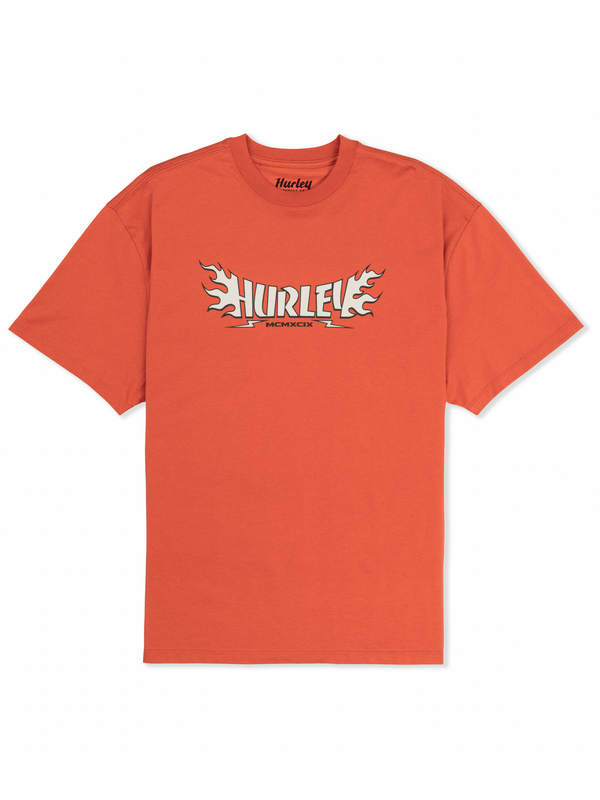 Hurley Burnt Short Sleeve RUSTY CRIMSON