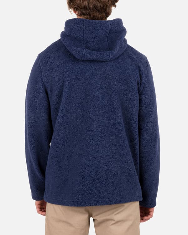 Hurley Burrito Sherpa Anorak MIDNIGHT AQUA
