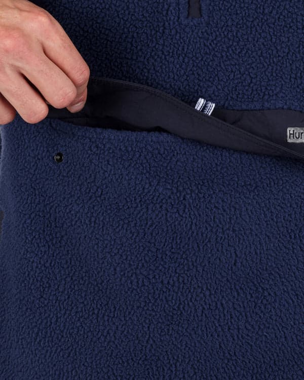 Hurley Burrito Sherpa Anorak MIDNIGHT AQUA