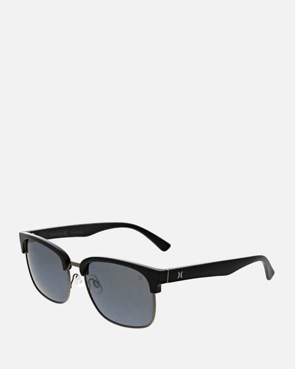 hurley Byron Polarized Club Sunglasses Matte Black