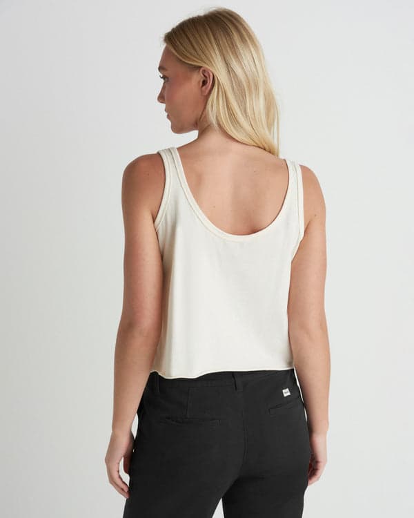 Hurley California Tank Off White