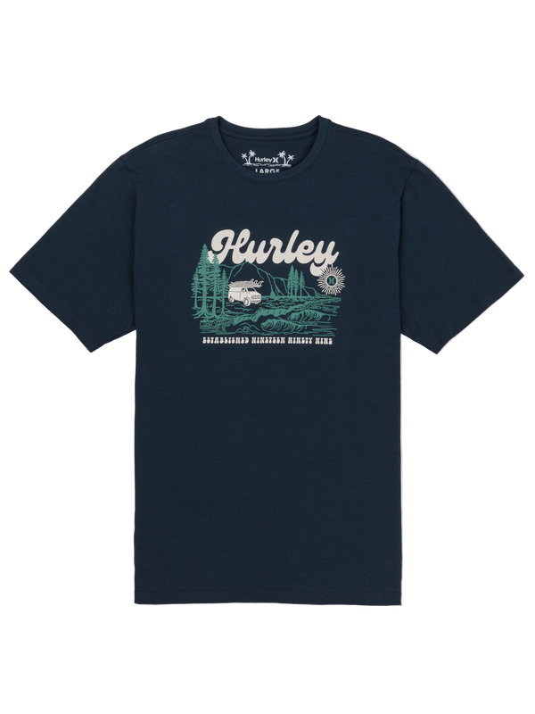 Hurley Camp Short Sleeve Armored Navy