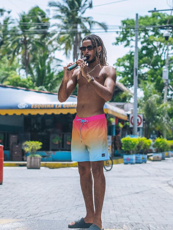 hurley Cannonball Volley Boardshort 17" Nectarine 2