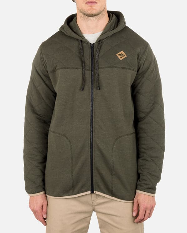 hurley Chateau Quilted Full Zip CARGO