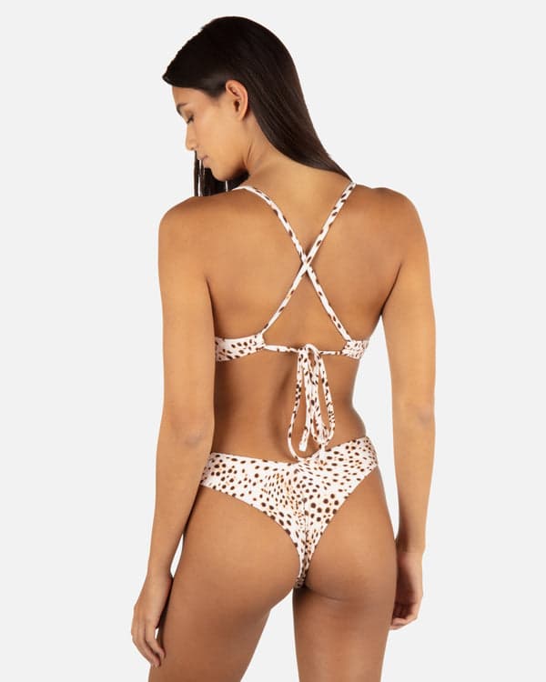 Hurley Cheetah Spots Skimpy Bottom Cheetah