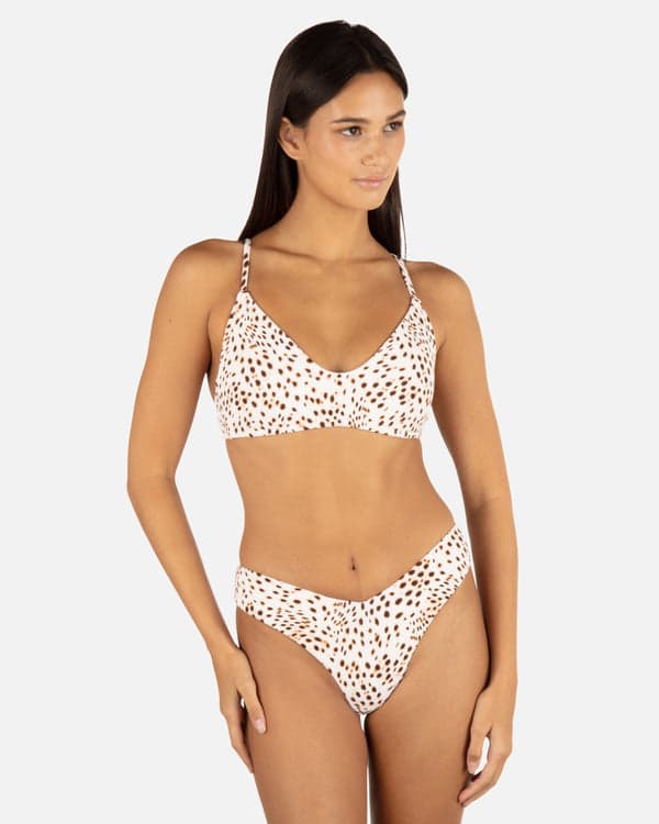 Hurley Cheetah Spots Skimpy Bottom Cheetah
