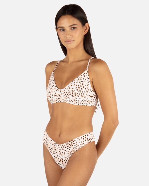 Hurley Cheetah Spots Skimpy Bottom Cheetah