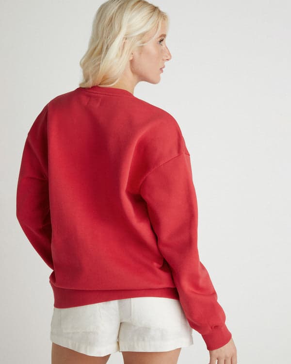 Hurley Collegiate Crew Rococco Red