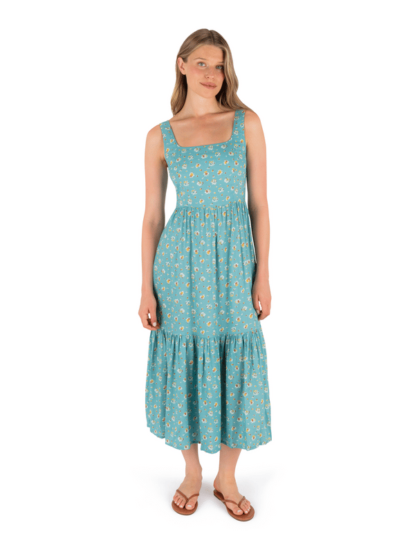 hurley Dreamland Midi Dress REEF WATERS