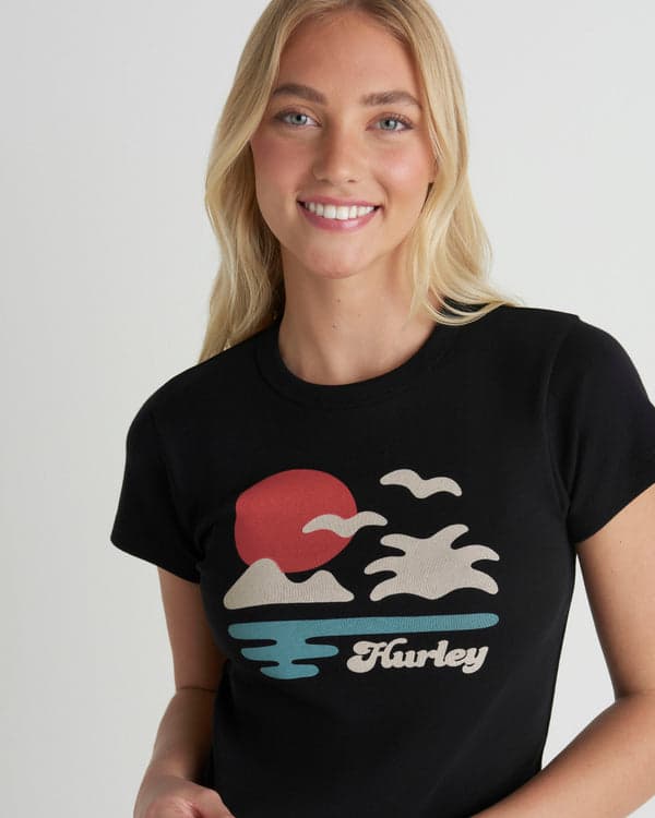 Hurley El Dorado Baby Tee Black