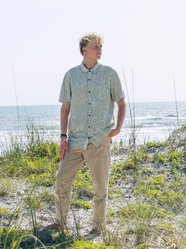 hurley Encinitas Short Sleeve Heavy Meadow