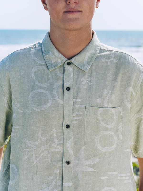 Hurley Encinitas Short Sleeve Heavy Meadow