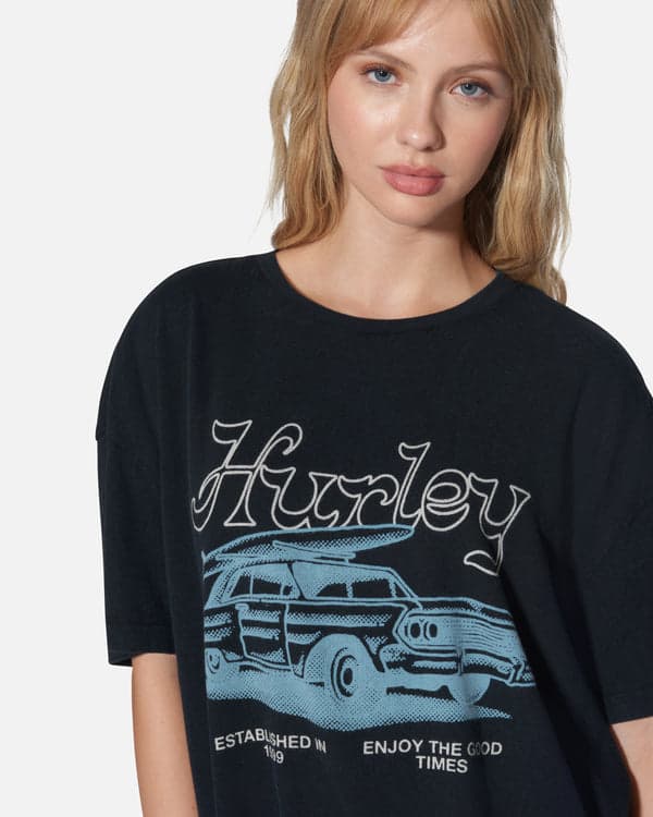 Hurley Enjoy The Good Boyfriend Tee Black