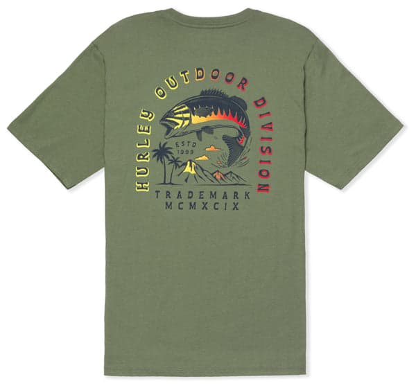 Hurley Everyday Calico Short Sleeve MALVERDE