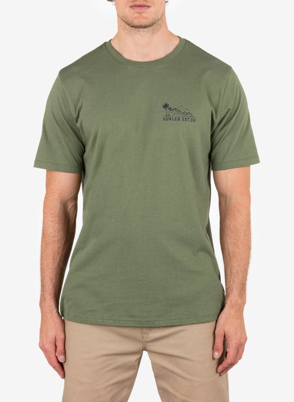 hurley Everyday Calico Short Sleeve MALVERDE