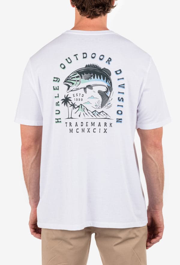 Hurley Everyday Calico Short Sleeve WHITE