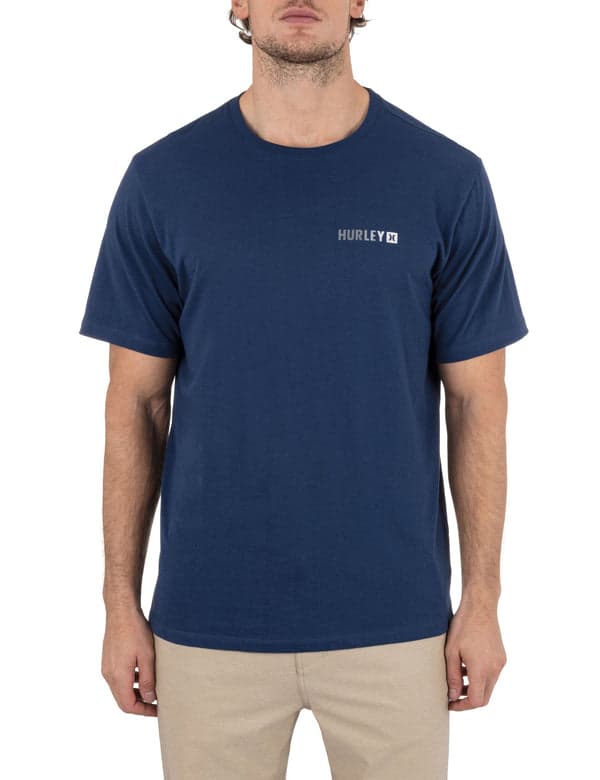 hurley Everyday Circle Gradient Short Sleeve ABYSS