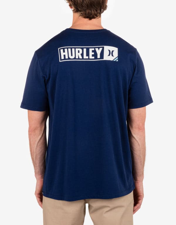 Hurley Everyday Corner Short Sleeve MIDNIGHT AQUA