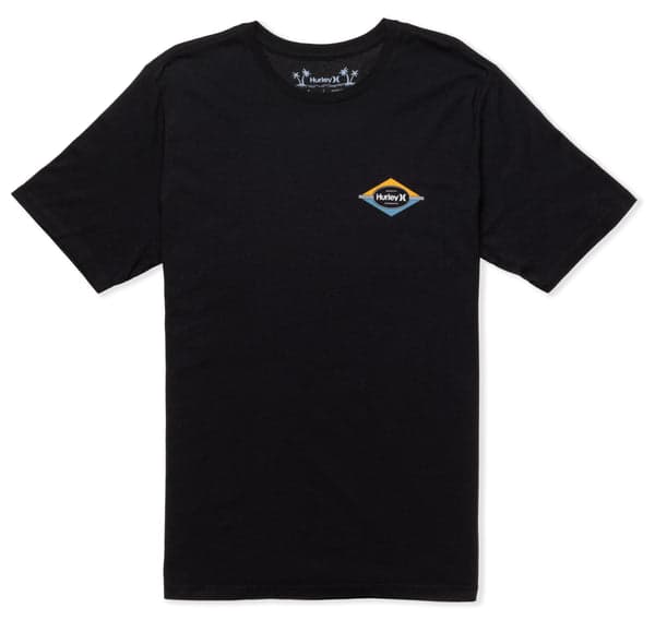 Hurley Everyday Divide Short Sleeve BLACK