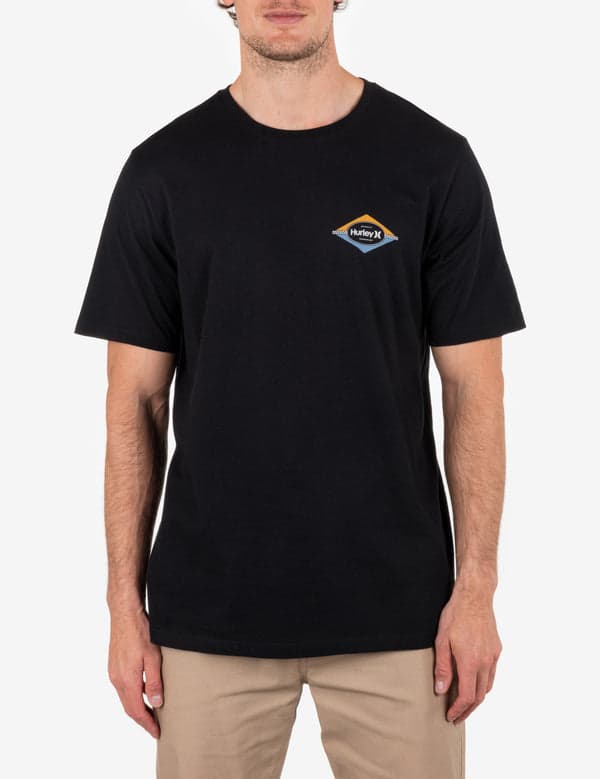 hurley Everyday Divide Short Sleeve BLACK