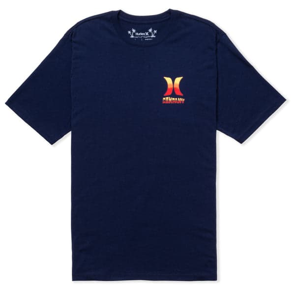 Hurley Everyday H Flame Short Sleeve MIDNIGHT AQUA