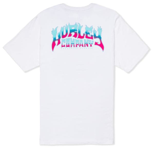 Hurley Everyday H Flame Short Sleeve WHITE